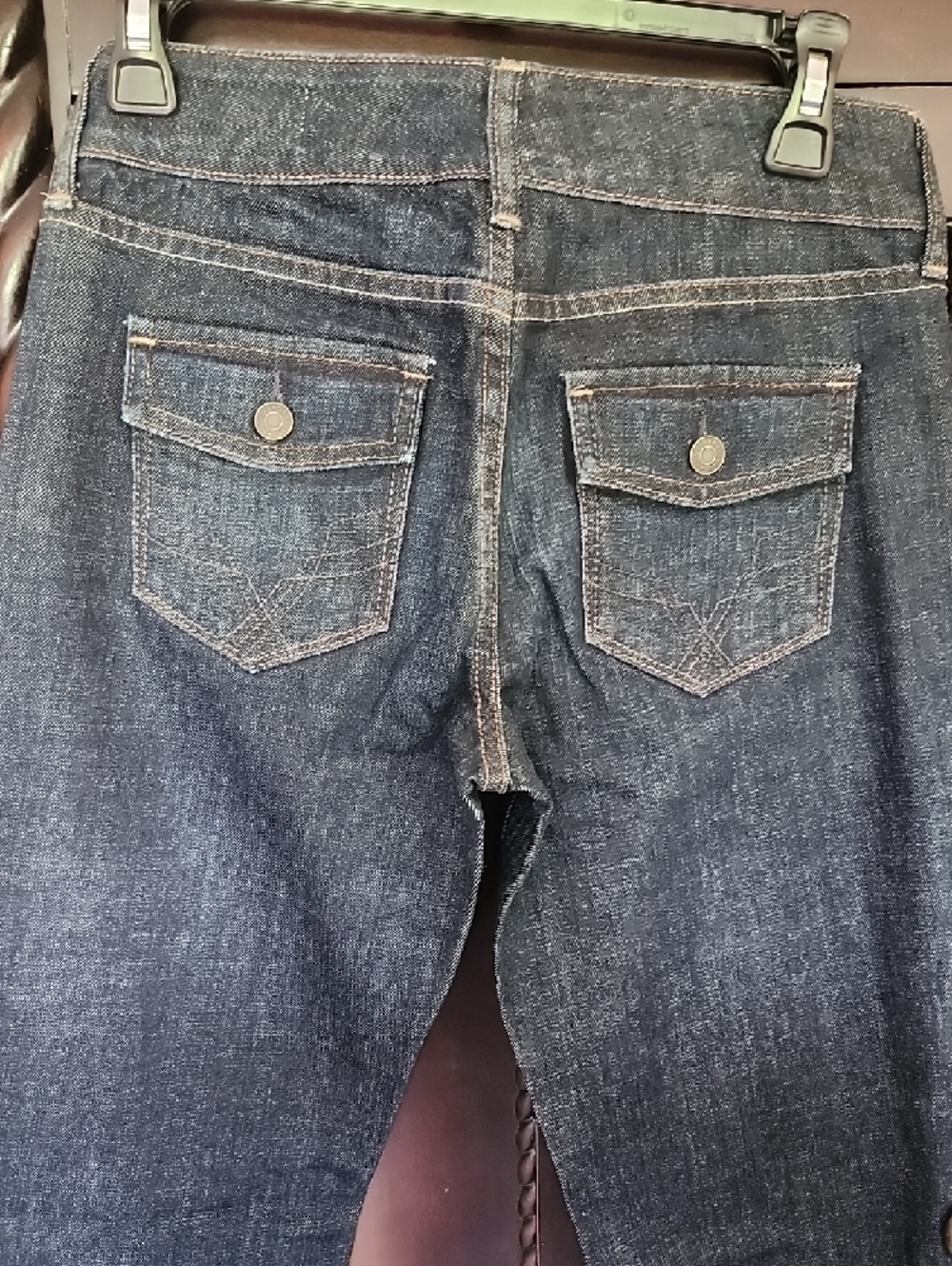 GAP Women's Straight-Leg Jeans in Dark Indigo - Picture 7 of 10